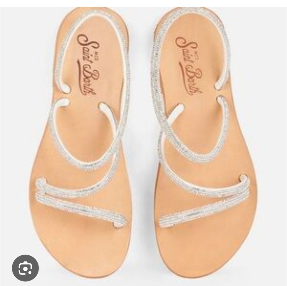 MC2 Saint Barth Tan Sandals Minimalist Design